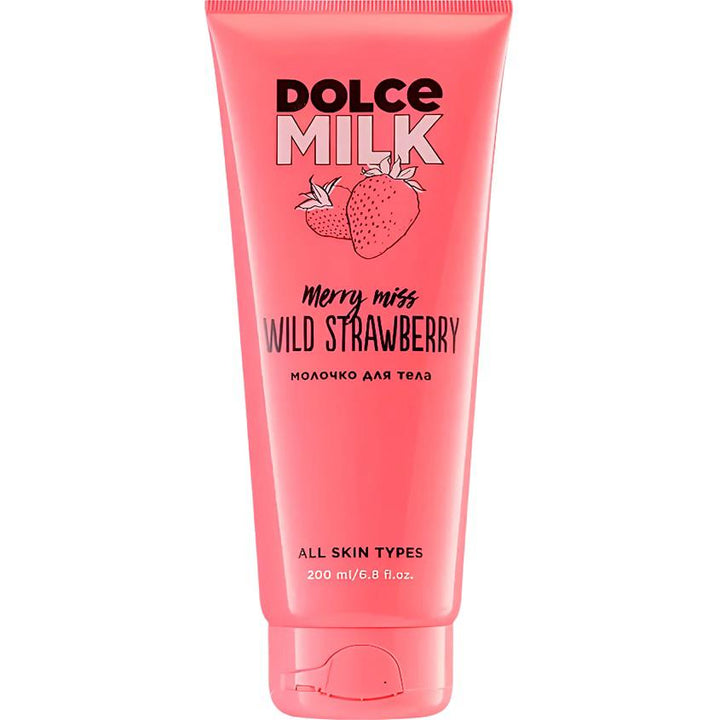 DOLCE MILK Merry Miss Wild Strawberry All Skin Types - 200ml | دولشي ميلك لوشن للجسم فراولة وايلد - 200مل #1
