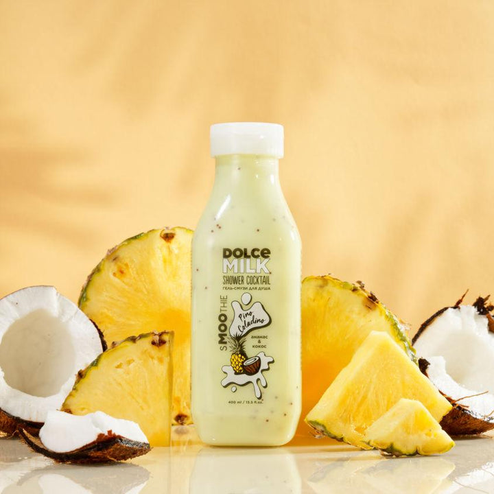 DOLCE MILK Smoothie Shower Gel Pino Coladino - 400ml | دولتشي ميلك كوكتيل استحمام - 400مل