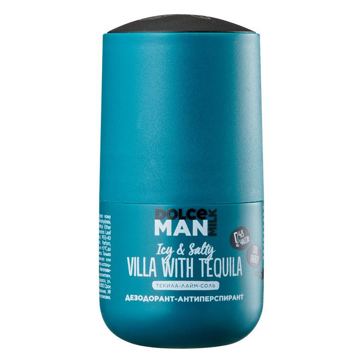DOLCE MILK Man Icy & Salty Villa With Tequila - 50ml | دولتشي مان مزيل عرق فانيليا مع تكيلا - 50مل