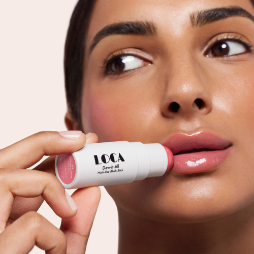 LOCA Cream Blush Stick Dew It All - 5g | لوكا بلشر متعدد الاستخدامات - 5غ #4