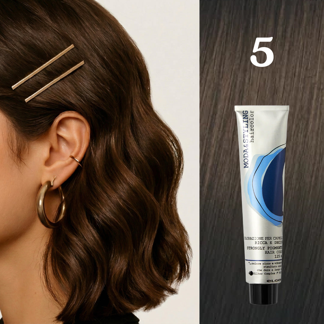 Elgon Moda&styling Haircolor Strongly Pigmented Hair Color - 125ml | ايلكون صبغة شعر مودا ستايلنج - 125مل