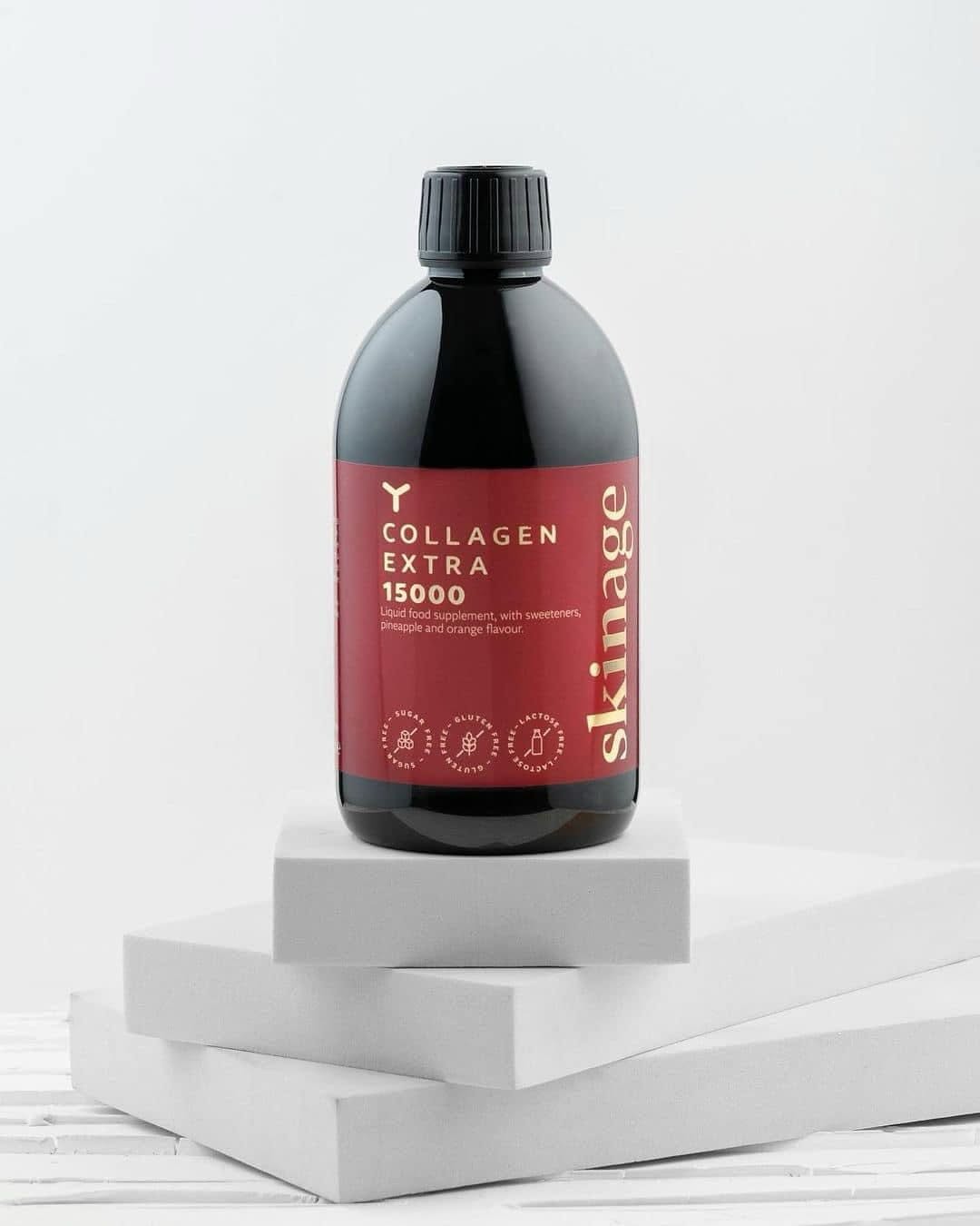 yasenka skinage Collagen Extra 15000 - 500ml | سكيناج كولاجين شراب 15000 - 500 مل