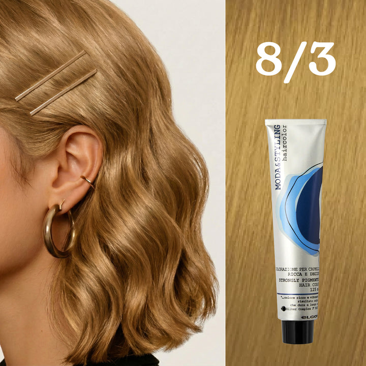 Elgon Moda&styling Haircolor Strongly Pigmented Hair Color - 125ml | ايلكون صبغة شعر مودا ستايلنج - 125مل