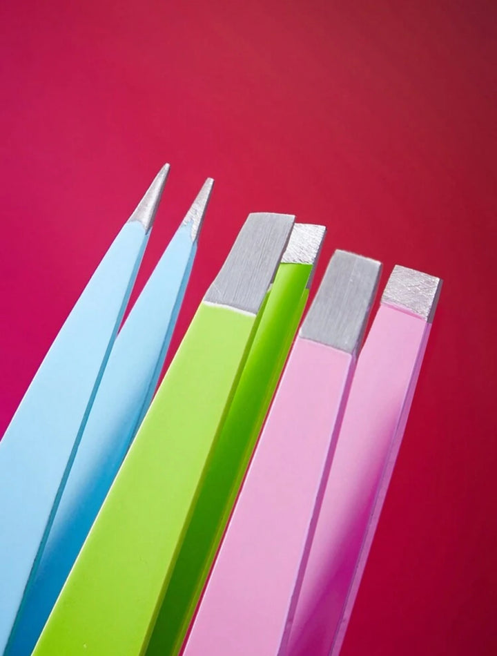 Eye Brow Tweezers - 3pcs | مجموعة ملاقط للحواجب - 3 قطع