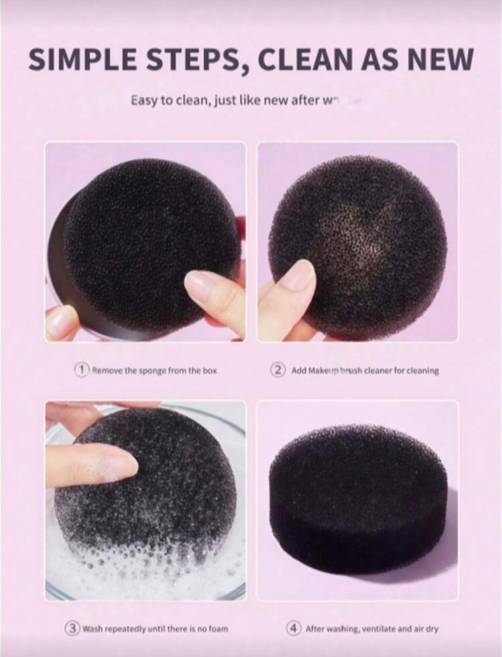 Tools & Cases 1 Purple makeup brush cleaner box | صندوق تنظيف فرش المكياج