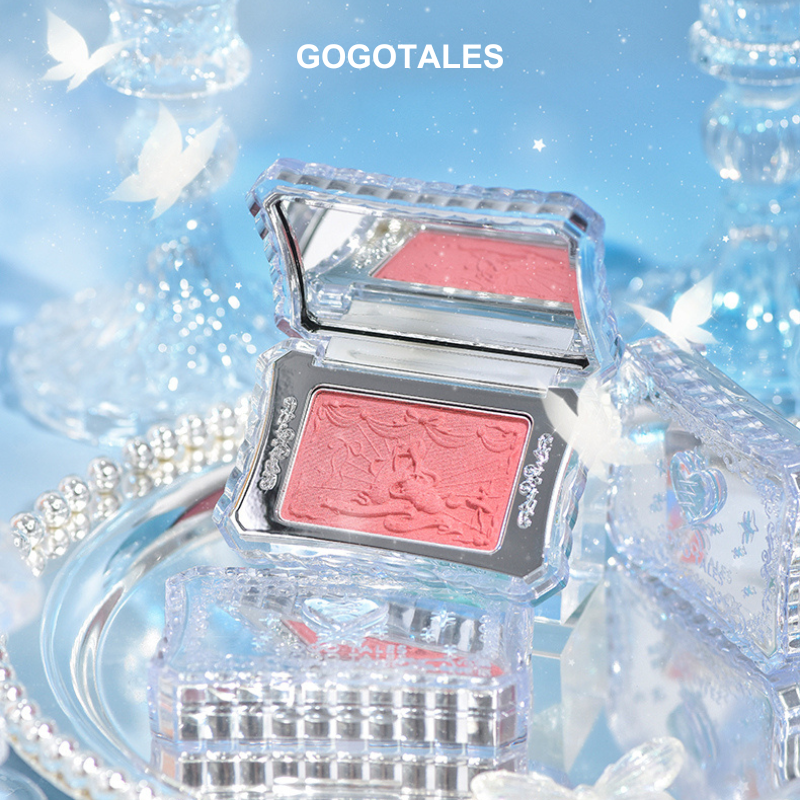 GOGO TALES Heartfelt Crystal Gentle Mist Blush Palettr - 4.5g | غوغو تيلز بلاشر - 4.5غ