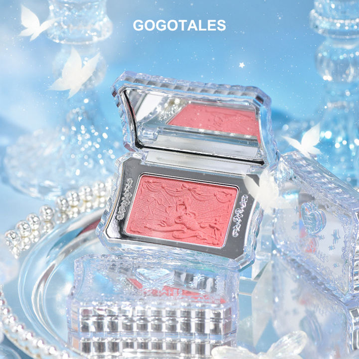 GOGO TALES Heartfelt Crystal Gentle Mist Blush Palettr - 4.5g | غوغو تيلز بلاشر - 4.5غ