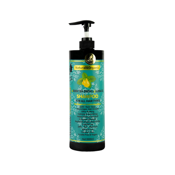 Madam Coachella Green Tea Seeds & Jojoba Oil - 1000ml | مدام كوتشيلا شامبو بالشاي الأخضر و زيت الجوجوبا - 1000 مل