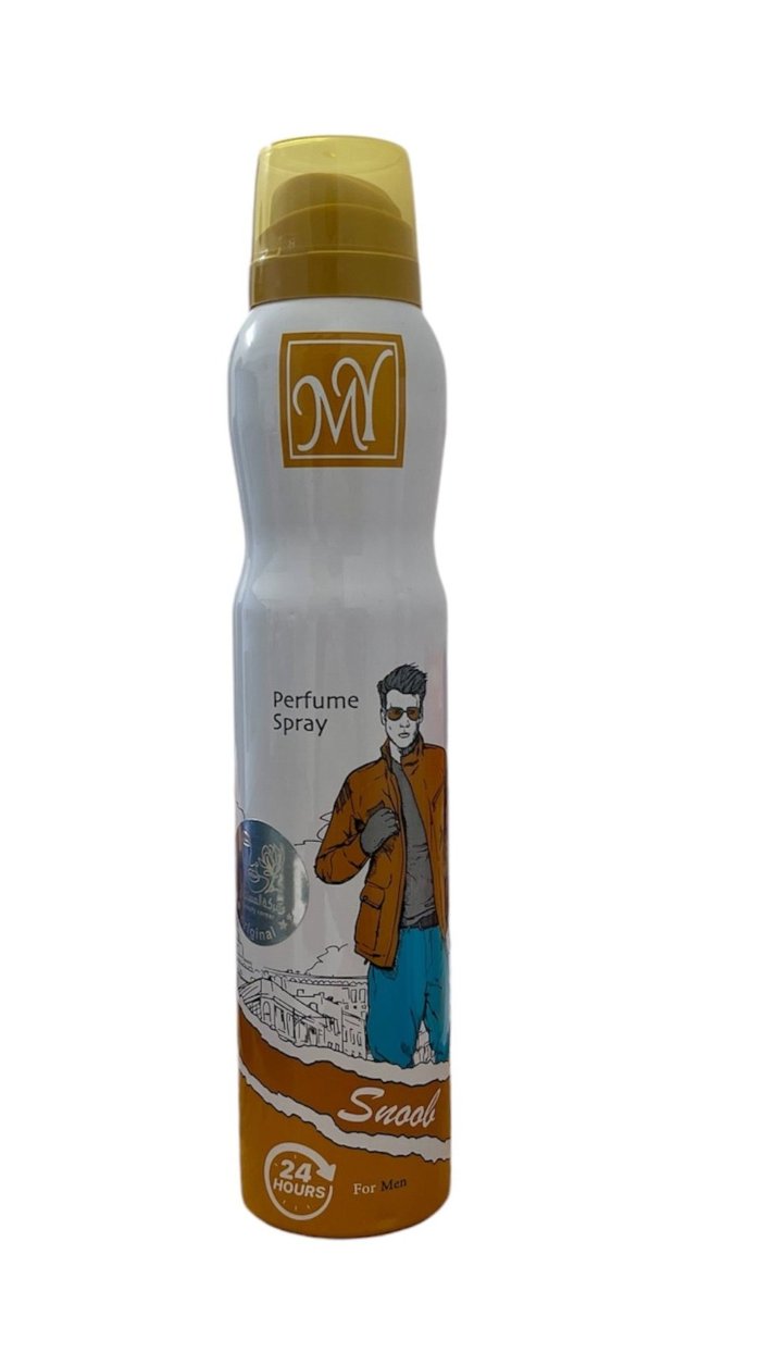 M .Y Perfume Spray For Men 24h - 200ml | ام واي بخاخ مزيل تعرق للرجال لمدة 24 ساعة - 200 مل
