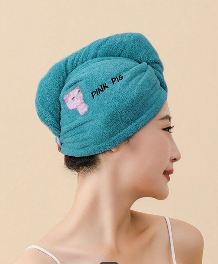Quick-Dry Hair Drying Cap Towel - 1pcs | منشفة الشعر المايكروفايبر - قطعة واحدة