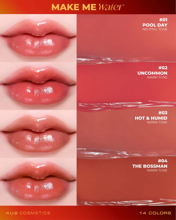 4U2 Make Me Water Tint - 3g | فور يو تو تنت للشفاه مائي - 3 غ