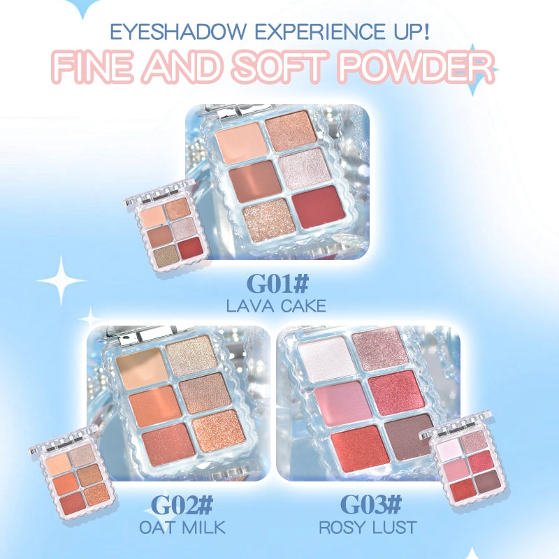 GOGO TALES Crystal Slipper Dreamy Eyeshadow Palette - 7.8g |جوجو تيلز باليت ظلال عيون- 7.8 غرام