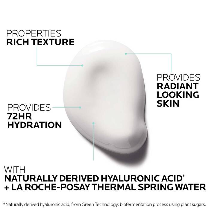 La Roche-Posay Hydraphase HA Rich Hyaluronic Acid Face Cream - 50ml | لاروش بوزيه مرطب للوجه بحمض الهيالورنيك - 50 مل