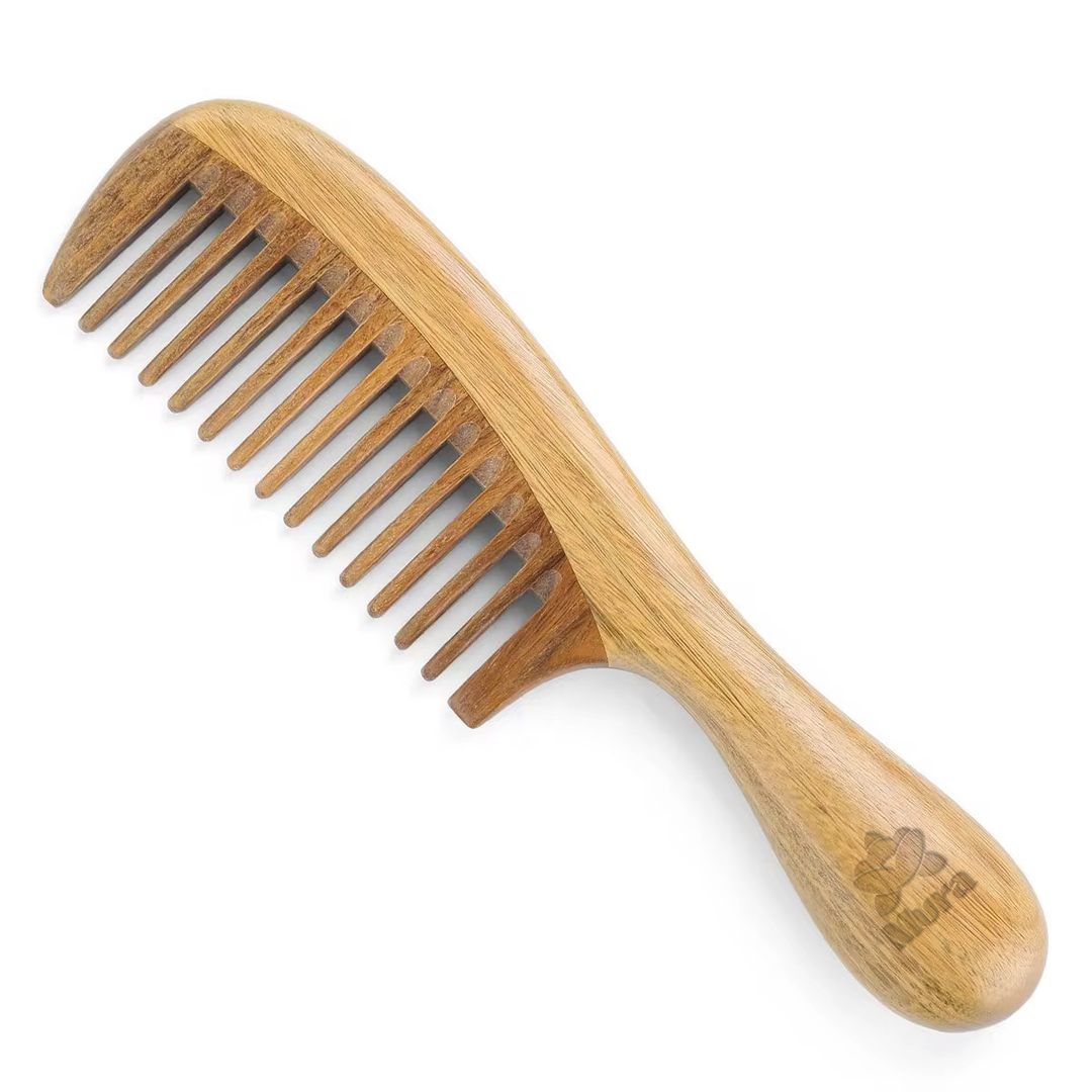 Mura Sandal Wood Hair Comb | مورا مشط الشعر من خشب الصندل العطري