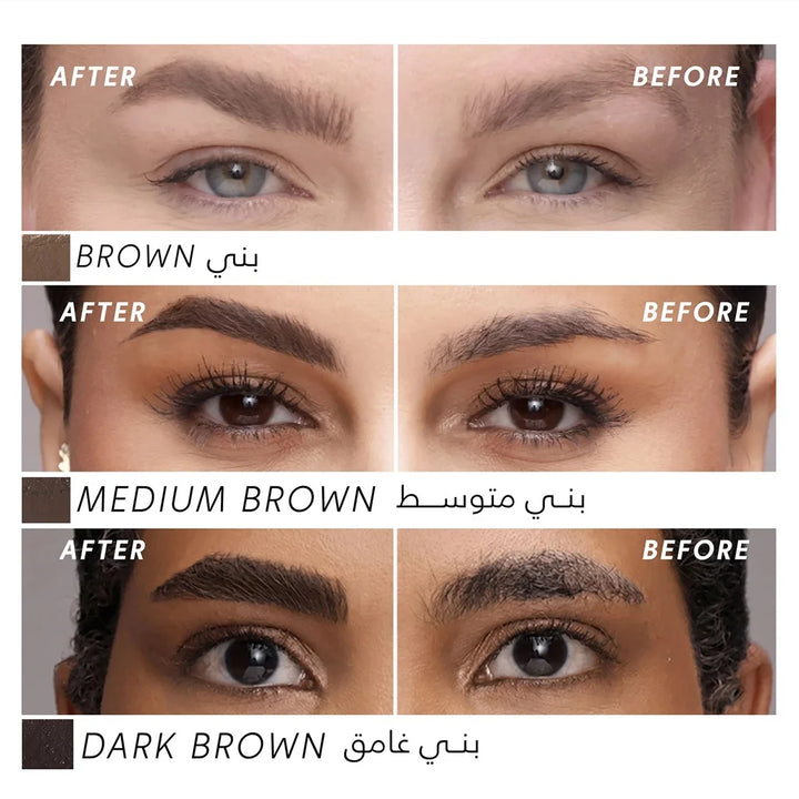 Mina Al Sheikhly Filled Brow Sculpt & Tint - 4.3ml | مينا الشيخلي جل تحديد و تصفيف الحواجب - 4.3 مل