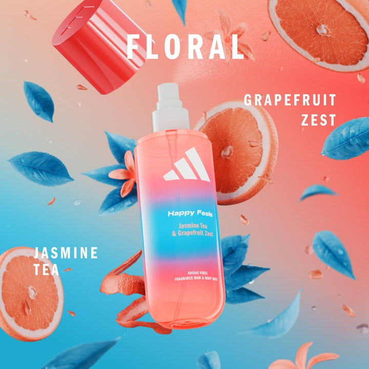 Adidas Vibes Happy Feels Deo Body Spray - 150ml | أديداس بخاخ جسم هابي فيلز - 150مل #3