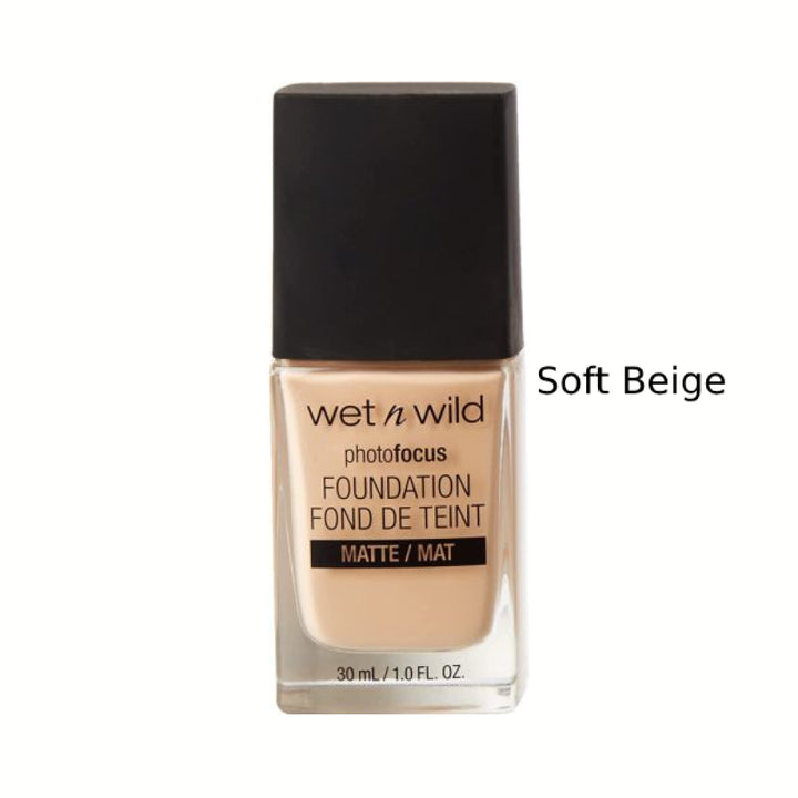 wet n wild PHOTO FOCUS MATTE FOUNDATION - 30ml | ويت ان وايلد كريم أساس مات - 30 مل
