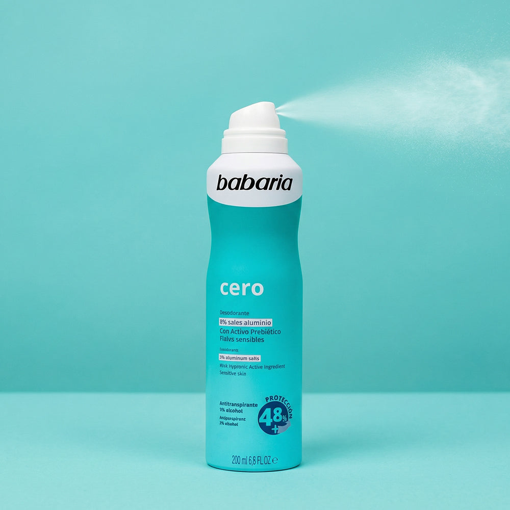 Babaria Desodorante Spray Cero - 200ml | باباريا بخاخ مزيل عرق - 200مل