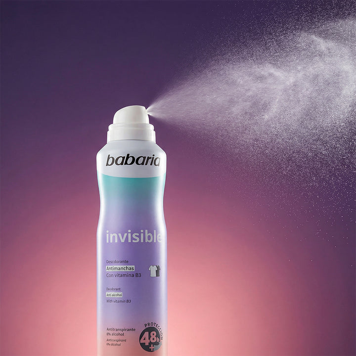 BABARIA DEODORANT SPRAY INVISIBLE Women - 200ml | باباريا بخاخ مزيل عرق للنساء – 200 مل