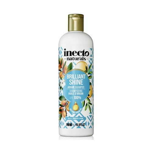 inecto natural Brilliant Shine Argan Shampoo - 500ml | إنكتو شامبو بزيت الارغان للمعان الشعر - 500 مل