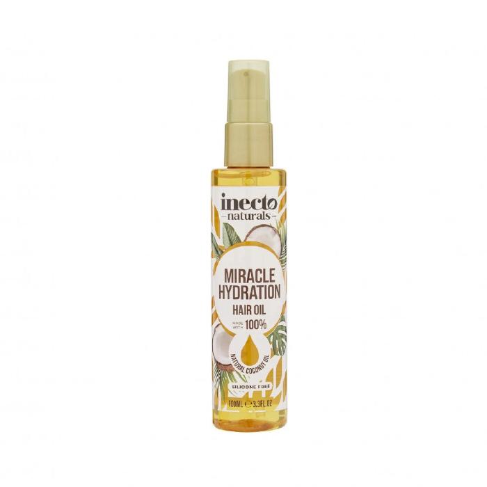 inecto natural Coconut hair oil with pure coconut oil - 100ml | إنكتو زيت الشعر بجوز الهند الطبيعي - 100 مل