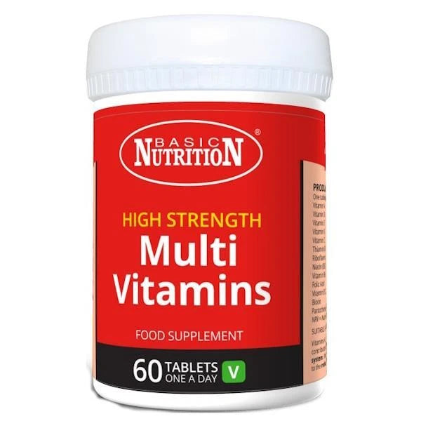 Basic Nutrition High Strength Multi Vitamins - 60 Tablets | بيسك نيوتريشن فيتامينات متعددة- 60 قرص