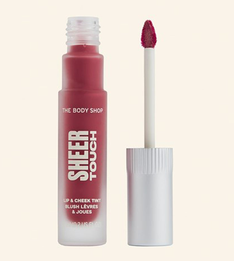 The Body Shop Sheer Touch Lip & Cheek Tint Blush Bloom - 8ml | ذا بودي شوب تينت للشفاه والخدود - 8مل