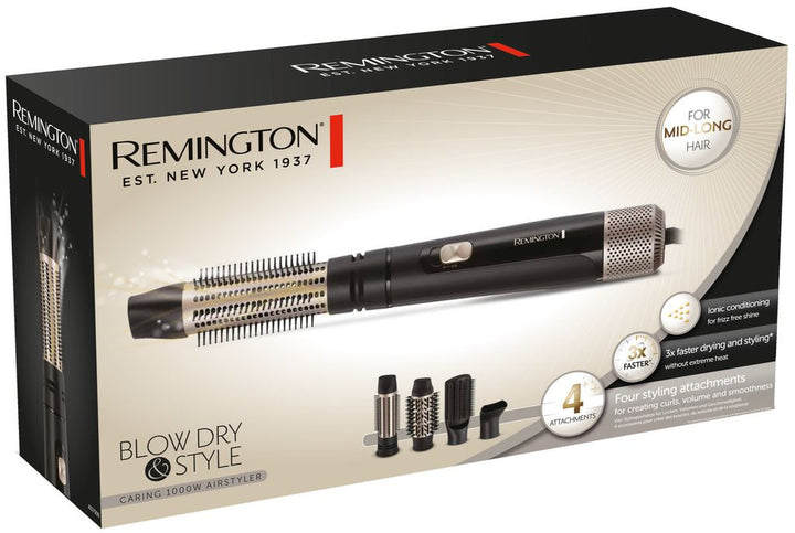REMINGTON Blow Dry & Style Caring 1000W Airstyler AS7500 | ريمنجتون  أداة تصفيف وتجفيف متعددة الاستخدامات