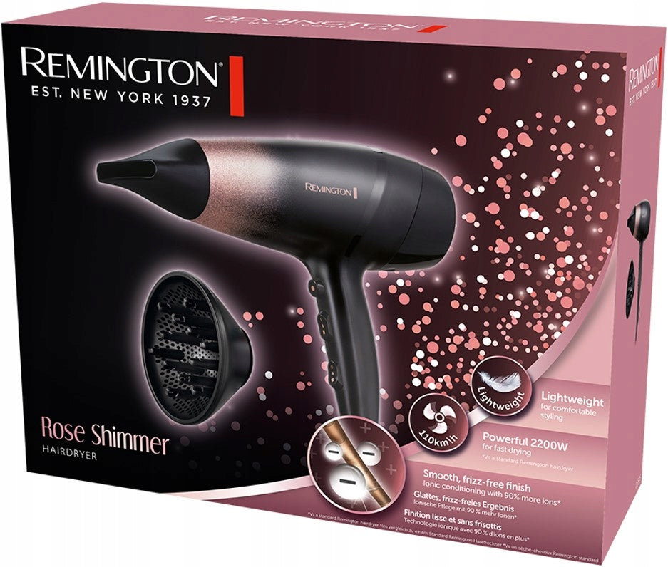 REMINGTON Rose Shimmer D5305 Hair Dryer 2200W | ريمنجتون مجفف شعر D5305