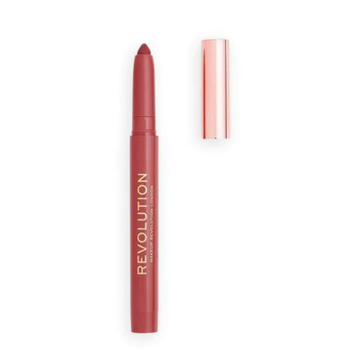 Revolution Velvet Kiss Lip Crayon - Rosé |  ريفلوشن أحمر شفاه - روز