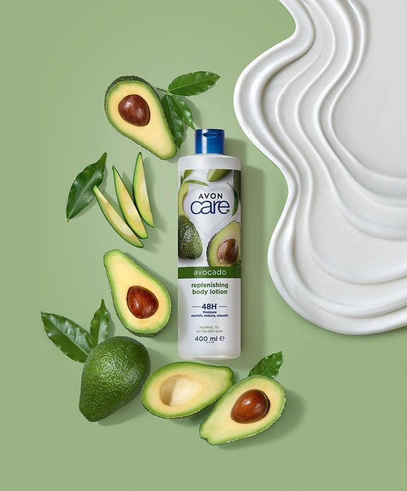 Avon Care Replenishing Avocado Body Lotion - 400ml | أفون كير لوشن الجسم بالأفوكادو المغذي - 400 مل