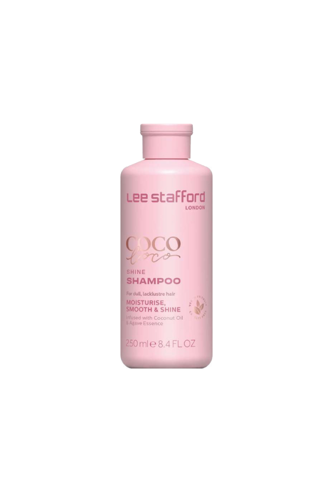 Lee Stafford Shampoo Coco Loco Shine - 250ml | لي ستافورد شامبو لترطيب الشعر الجاف - 250 مل