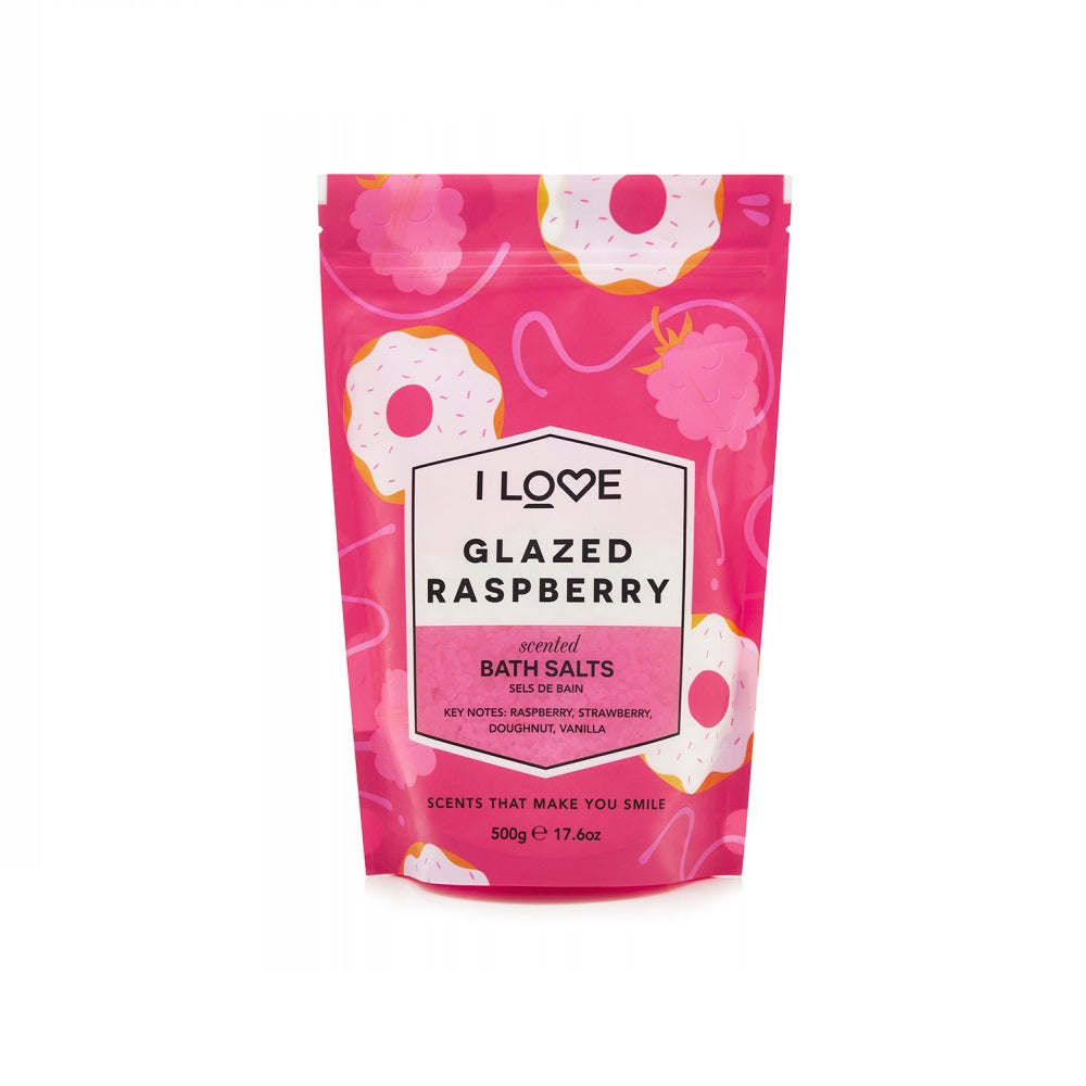 I Love Bath Salts - 500g |  اي لوف أملاح استحمام معطّرة - 500غ