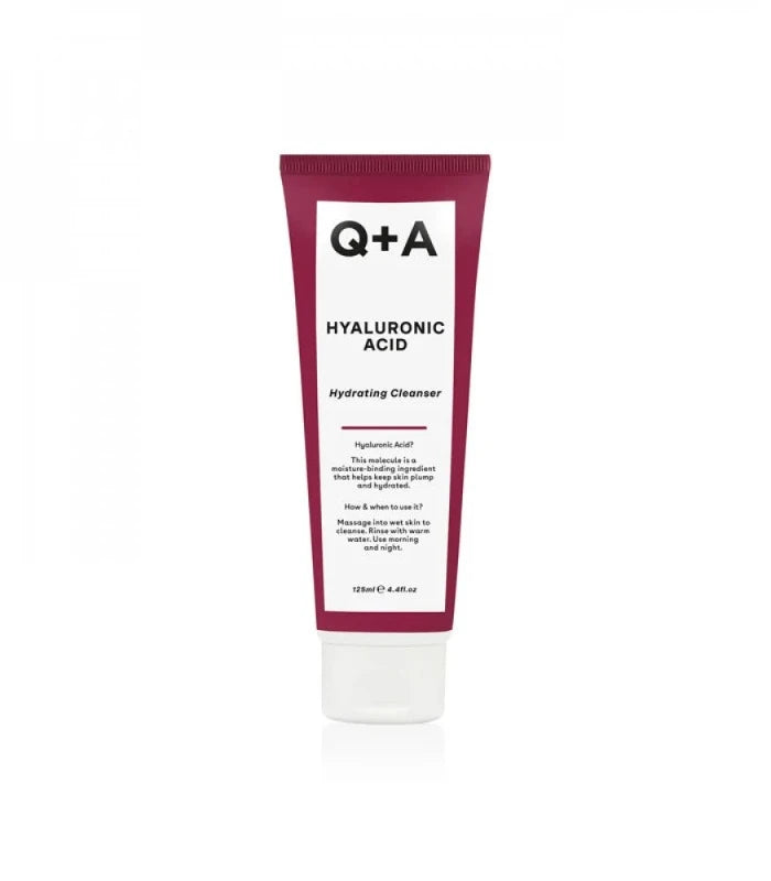 Q+A Hyaluronic Acid Cleanser - 125ml | كيو بلس ايه غسول الهيالورونيك اسيد المرطب - 125 مل