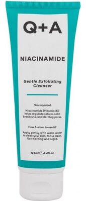 Q+A Niacinamide Gentle Exfoliating Cleanser - 125ml | كيو بلس ايه غسول مقشر لطيف بالنياسيناميد - 125 مل