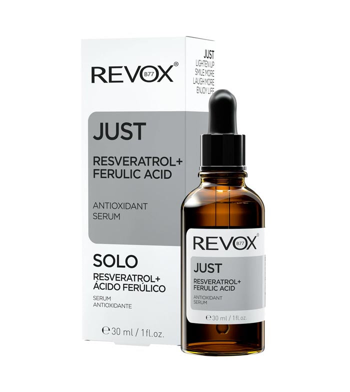 REVOX Just Resveratrol + Ferulic Acid Antioxidant Serum - 30ml | سيروم ريفوكس جست ريسفيراترول + حمض الفيروليك المضاد للأكسدة – 30 مل