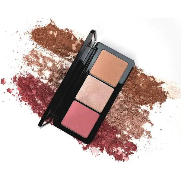 Savoo Face Palette Glam-Skin Trio | باليت الوجه سافو جلام – سكين تريو