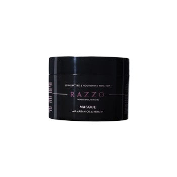 Razzo Masque Illuminating And Nourishing Treatment With Argan Oil & Keratin - 250ml | رازو ماسك علاجي بزيت الأرجان والكيراتين – 250 مل