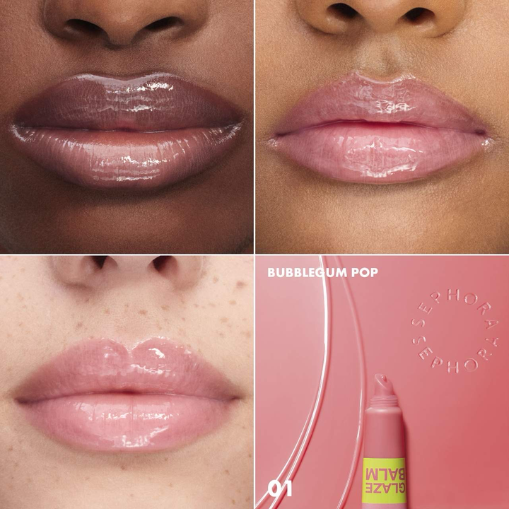 SEPHORA Glaze Balm Bubblegum pop - 15ml | سيفورا مرطب شفاه بابل غام - 15مل