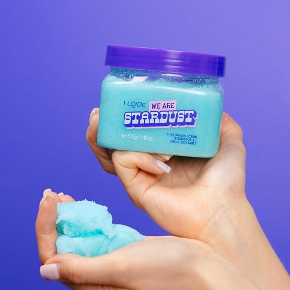 I Love - We Are Stardust Shea Sugar Body Scrub - 510g | اي لوف مقشر للجسم وي ار ستارداست - 510 غ