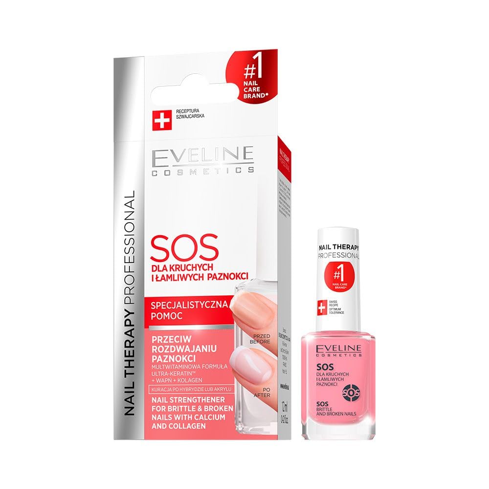 EVELINE Moisturizing vitamin to treat broken and brittle nails - 12ml | ايفلين بلسم لتقوية الأظافر - 122 مل