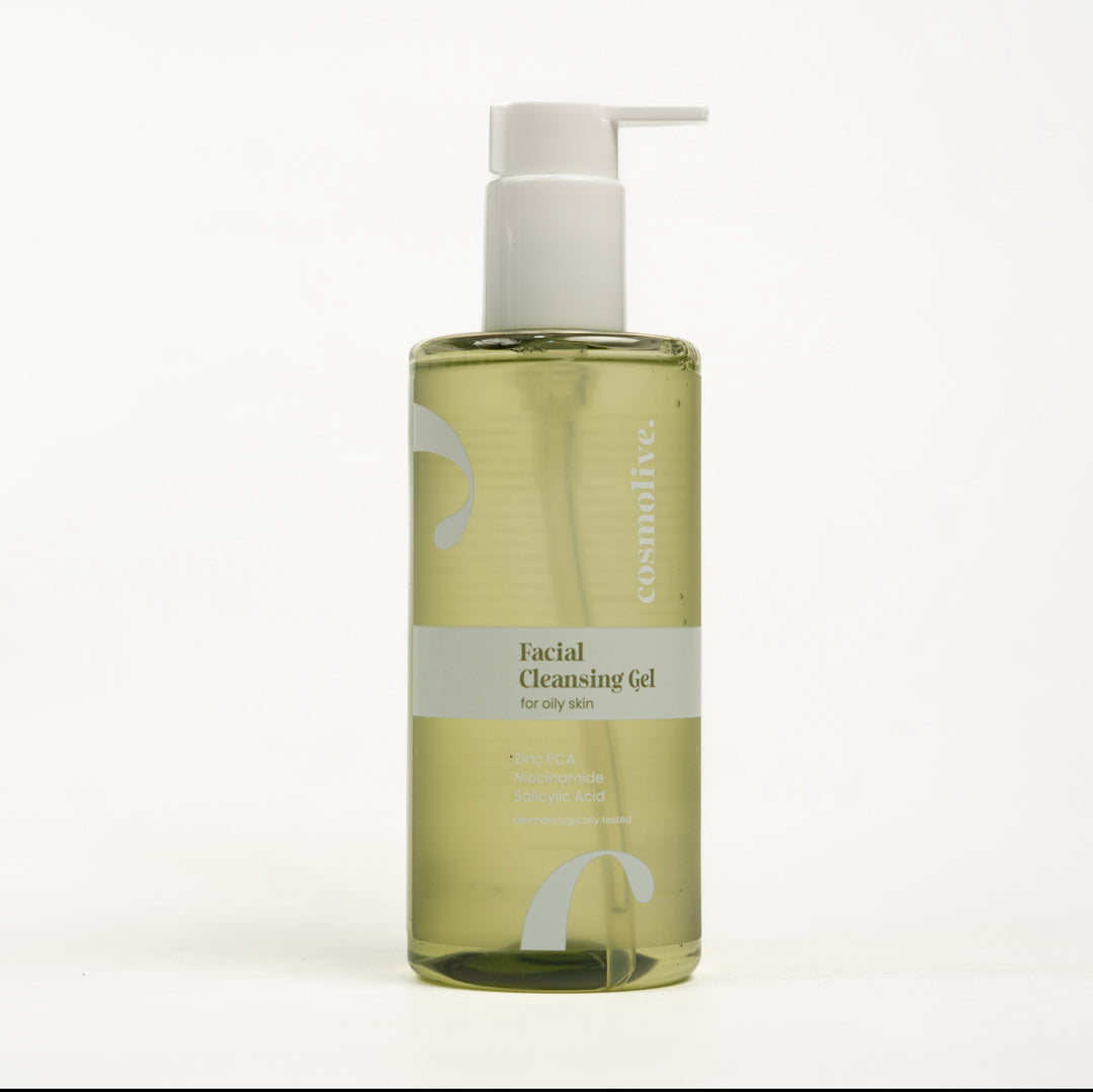 cosmolive Facial Cleansing Gel For Oily Skin - 300ml | كوزمو لايف غسول جل للبشرة الدهنية - 300 مل