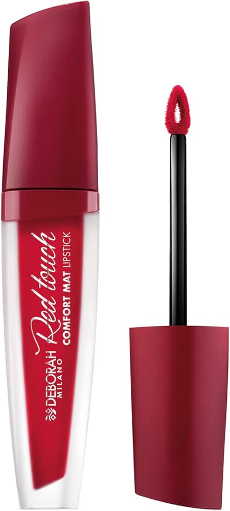 Deborah Milano Red Touch Comfort Mat Lipstick - 5ml | ديكورن ريد تاتش روج - 5مل #4