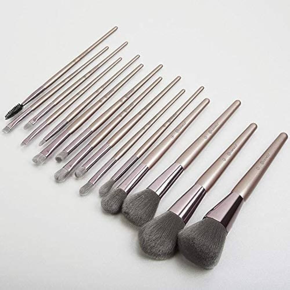 bh cosmetics Lavish Elegance 15 Piece Brush Set With Cosmetic Bag | بي اتش كوزمتيكس مجموعة فرش 15 قطعة مع حقيبة تجميل #5