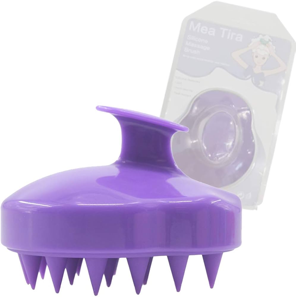 Tools & Cases Silicone Hair Brush | مشط شعر بنفسجي #2