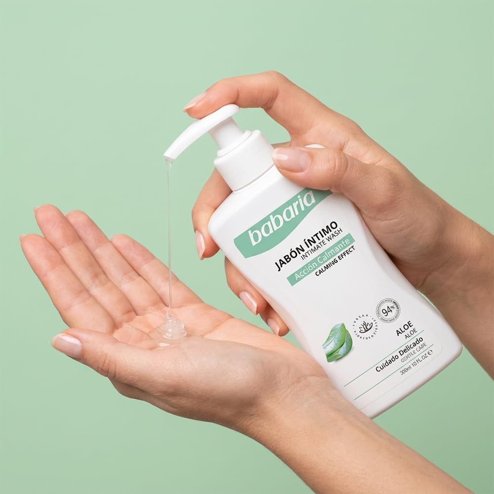 BABARIA Intimate Wash Aloe - 300ml | باباريا غسول نسائي بالالوفيرا - 300 مل