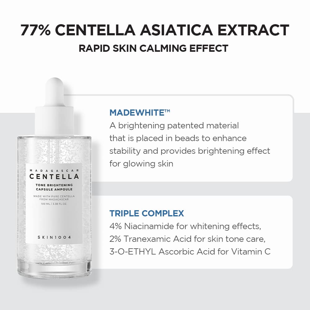 SKIN1004 Tone Brightening Capsule Ampoule - 100ml | سكين1004 سيروم ايسنس تفتيح و توحيد لون البشرة - 100 مل