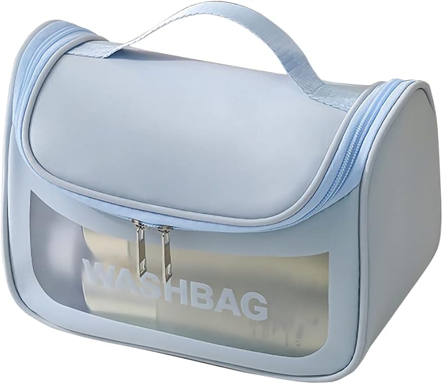 Washbag Cosmetic Bag | حقيبة أدوات التجميل سهلة الغسل
