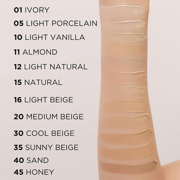 EVELINE Wonder Match Foundation Vegan Friendly Oil-Free - 30ml | ايفلين كريم أساس خالي من الزيوت - 30 مل