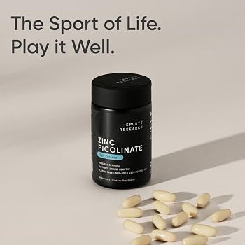 Sports Research Zinc Picolinate 50mg - 60 Softgels | سبورتس ريسيرش زنك بيكولينات عالى الفعالية 50 ملغ - 60 سوفت جل #5